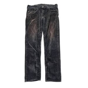 Levi’s x Justin Timberlake 502 Tapered Fit Corduroy Pants FLAW Black Mens 32x30